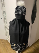 Load image into Gallery viewer, Handmade Polar Fleece Beanie & Pocket Scarf - Kiwi