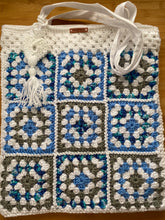 Load image into Gallery viewer, Hand Crochet Cotton Lined Tote Bag