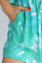 Load image into Gallery viewer, Short Romper Motley Tie Dye Print