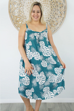 Load image into Gallery viewer, Mid Length Bondi Dress Vinaka Print