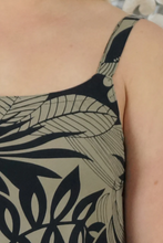 Load image into Gallery viewer, Mid Length Montego Dress Betelnut Print
