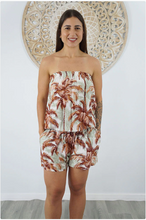 Load image into Gallery viewer, Short Romper Coconut Grove Print
