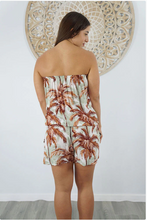Load image into Gallery viewer, Short Romper Coconut Grove Print