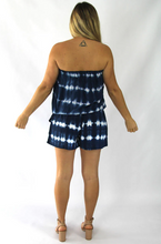 Load image into Gallery viewer, Short Romper Shibori Print