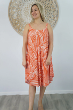Load image into Gallery viewer, Mid Length Montego Dress Honiara Print