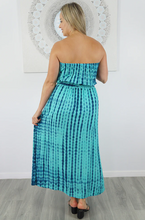 Load image into Gallery viewer, Long Tube Dress Crackle Tie Dye Print