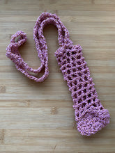 Load image into Gallery viewer, Crochet Water Bottle Crossbody Bag