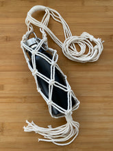 Load image into Gallery viewer, Adjustable Macrame Water Bottle Crossbody Bag