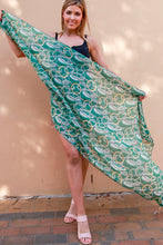 Load image into Gallery viewer, Large Cotton Feel Scarf Rings Print