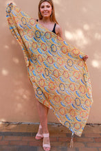 Load image into Gallery viewer, Large Cotton Feel Scarf Rings Print