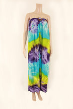 Load image into Gallery viewer, Long Tube Sarong with Coconut Shell Buckle Tie Dye
