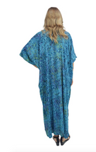 Load image into Gallery viewer, Long Kaftan Dress Malteze Print