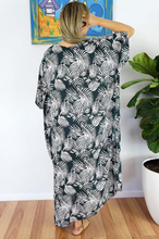 Load image into Gallery viewer, Long Kaftan Dress Palm Cove Print