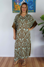 Load image into Gallery viewer, Long Kaftan Dress Pendant Print