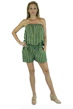Load image into Gallery viewer, Short Romper New Stripes Print