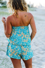 Load image into Gallery viewer, Short Romper Spot Flower Print