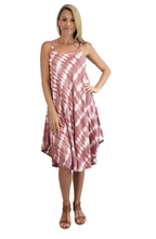 Load image into Gallery viewer, Mid Length Montego Dress Shibori Print