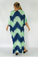 Load image into Gallery viewer, Long Kaftan Dress Culture Tie Dye Print