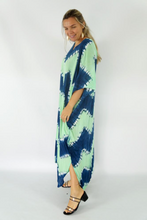 Load image into Gallery viewer, Long Kaftan Dress Culture Tie Dye Print