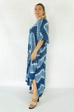 Load image into Gallery viewer, Long Kaftan Dress Culture Tie Dye Print