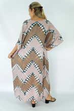 Load image into Gallery viewer, Long Kaftan Dress Culture Tie Dye Print
