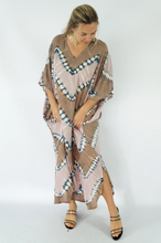 Load image into Gallery viewer, Long Kaftan Dress Culture Tie Dye Print