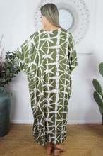 Load image into Gallery viewer, Long Kaftan Dress Hampshire Print