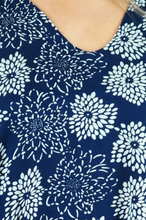 Load image into Gallery viewer, Long Kaftan Dress Sunflower Print