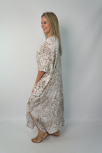 Load image into Gallery viewer, Long Kaftan Dress Animal Print