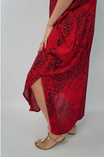 Load image into Gallery viewer, Long Kaftan Dress Animal Print