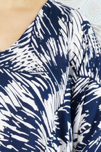 Load image into Gallery viewer, Long Kaftan Dress Fern Print