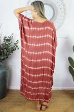 Load image into Gallery viewer, Long Kaftan Dress Nirvana Print