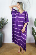 Load image into Gallery viewer, Long Kaftan Dress Nirvana Print