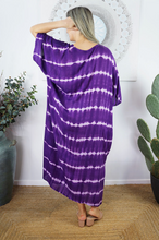 Load image into Gallery viewer, Long Kaftan Dress Nirvana Print