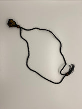 Load image into Gallery viewer, Macrame Interchangeable Crystal Pouch Necklace