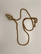 Load image into Gallery viewer, Macrame Interchangeable Crystal Pouch Necklace