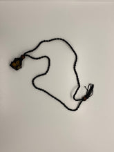 Load image into Gallery viewer, Macrame Interchangeable Crystal Pouch Necklace