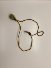 Load image into Gallery viewer, Macrame Interchangeable Crystal Pouch Necklace