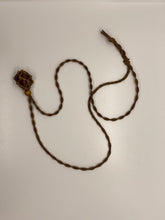 Load image into Gallery viewer, Macrame Interchangeable Crystal Pouch Necklace