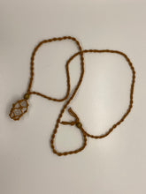 Load image into Gallery viewer, Macrame Interchangeable Crystal Pouch Necklace