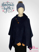 Load image into Gallery viewer, Handmade Polar Fleece Poncho
