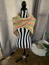 Load image into Gallery viewer, Hand Crochet Cape / Wrap Scarf
