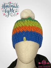 Load image into Gallery viewer, Handmade Crochet Beanie with Removable Pom
