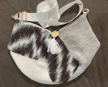 Load image into Gallery viewer, Hand Knitted Boho Crossbody Bag
