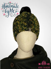 Load image into Gallery viewer, Handmade Crochet Beanie with Removable Pom
