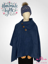 Load image into Gallery viewer, Handmade Polar Fleece Poncho
