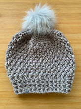 Load image into Gallery viewer, Handmade Crochet Beanie with Removable Pom
