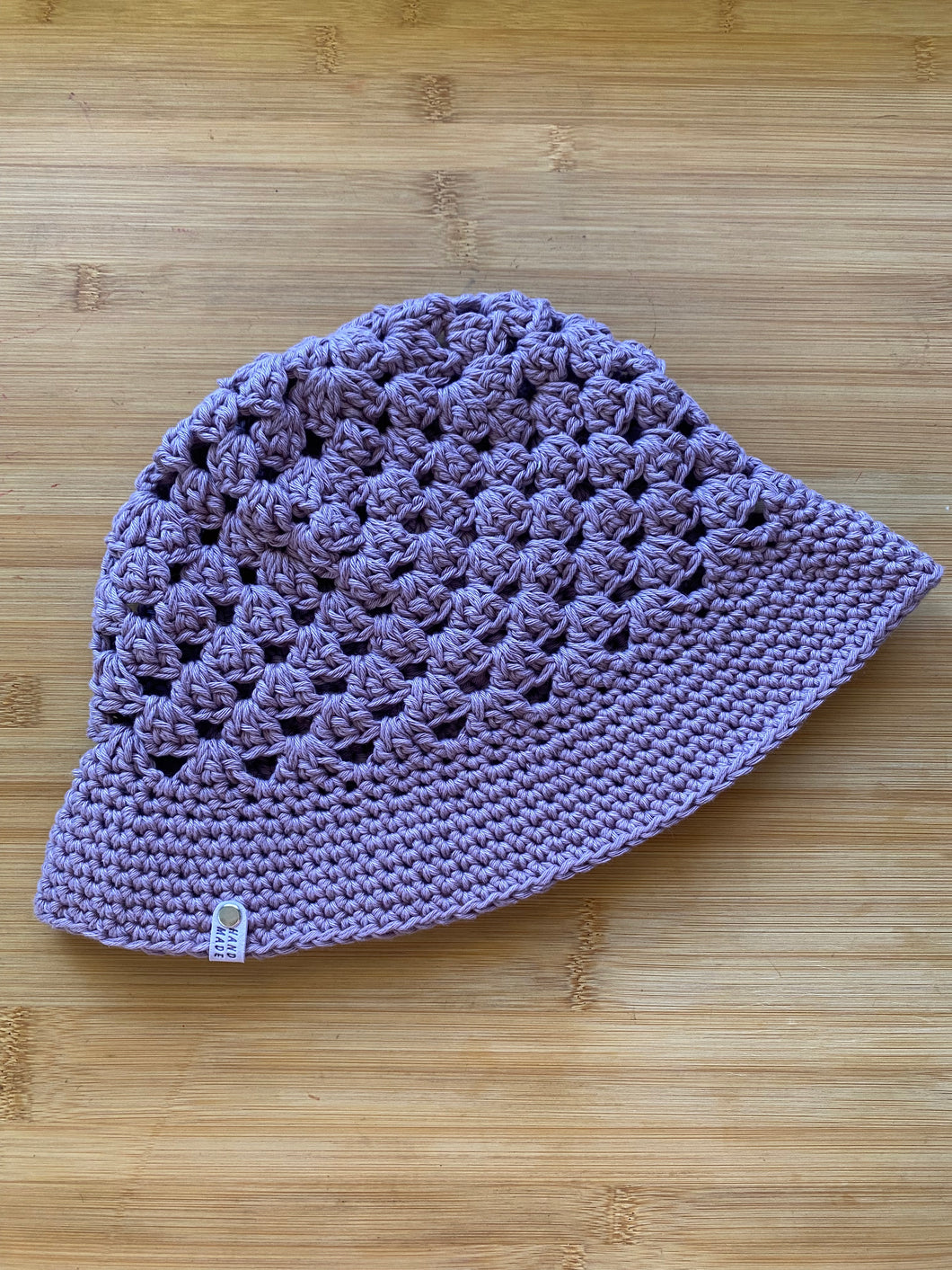 Handmade Crochet Cotton Bucket Hat