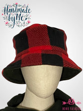 Load image into Gallery viewer, Handmade Winter Bucket Hat - Polar Fleece

