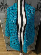 Load image into Gallery viewer, Hand Crochet Cape / Wrap Scarf - Sparkle
